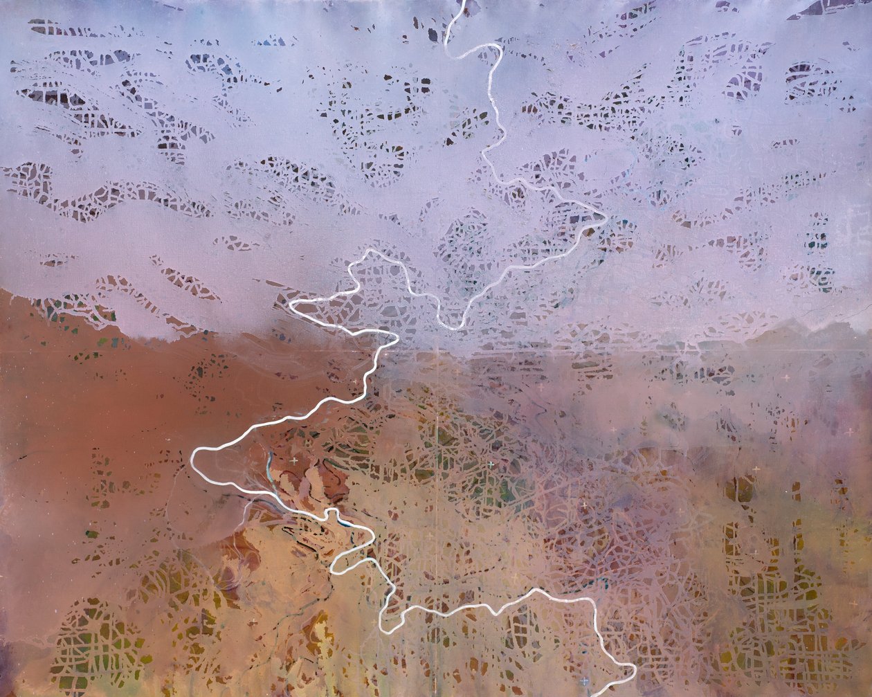 Camino 2, 2019 (óleo sobre tela) de Luke Elwes