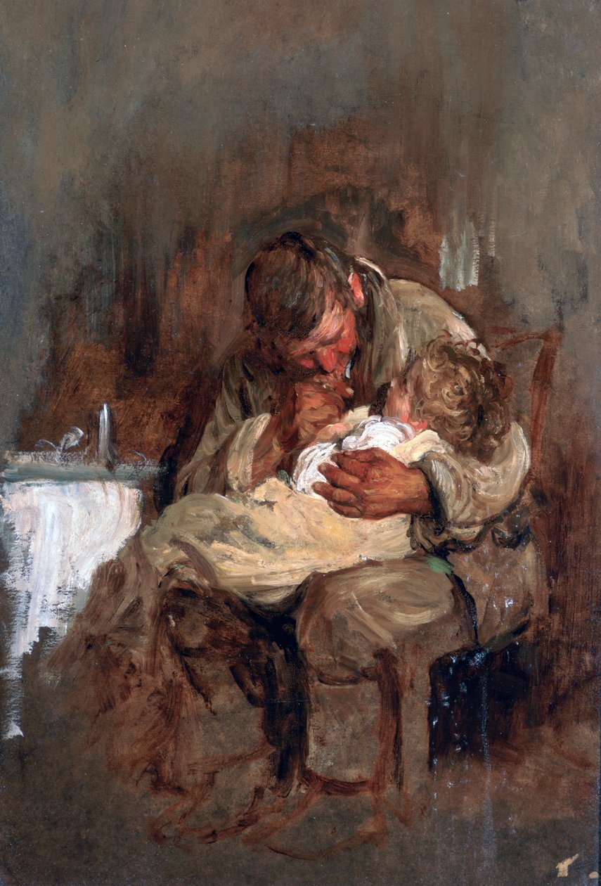 Estudo", 1843-1927 de Luke Fildes