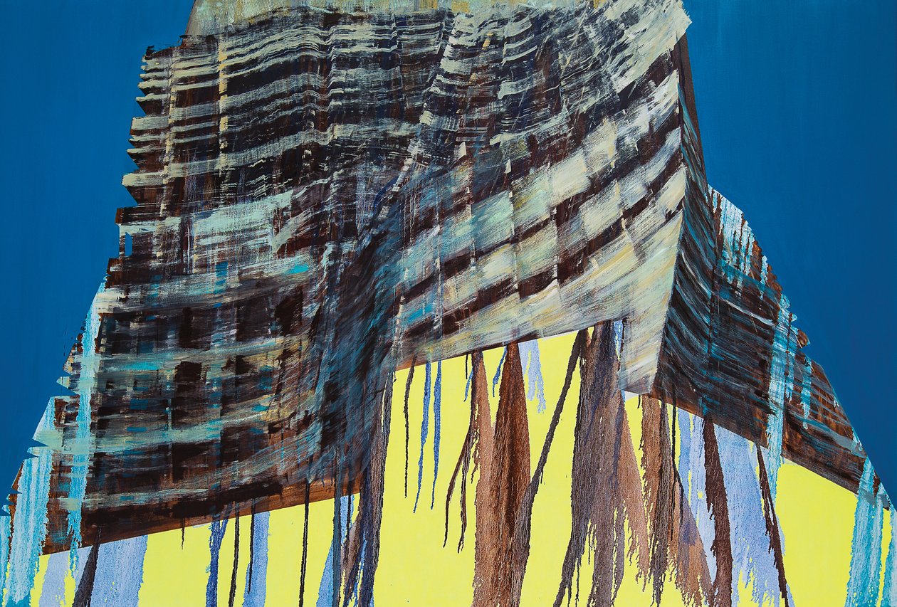 Trabalho em curso IV, 2014 (óleo sobre tela) de Luke M Walker