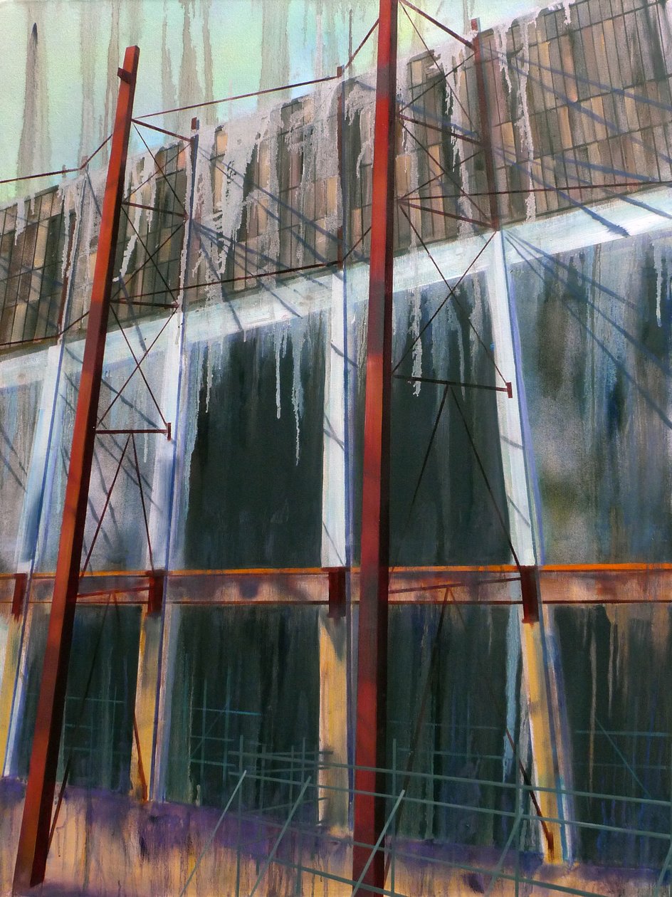 WorkinProgress 14, 2016 (óleo sobre tela) de Luke M Walker