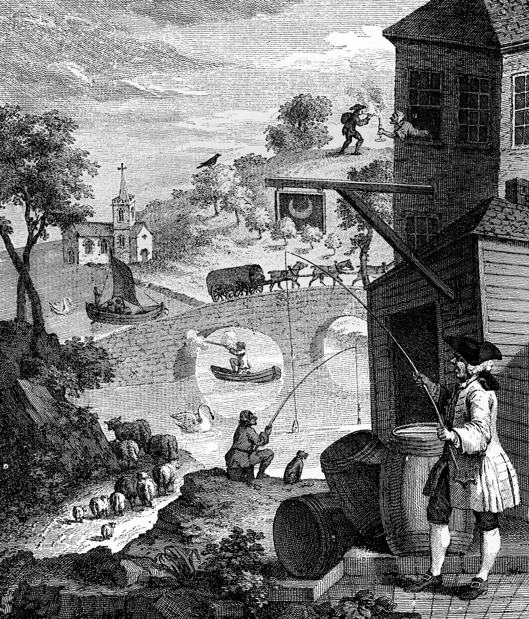 Perspectiva Falsa, 1753 de Luke Sullivan