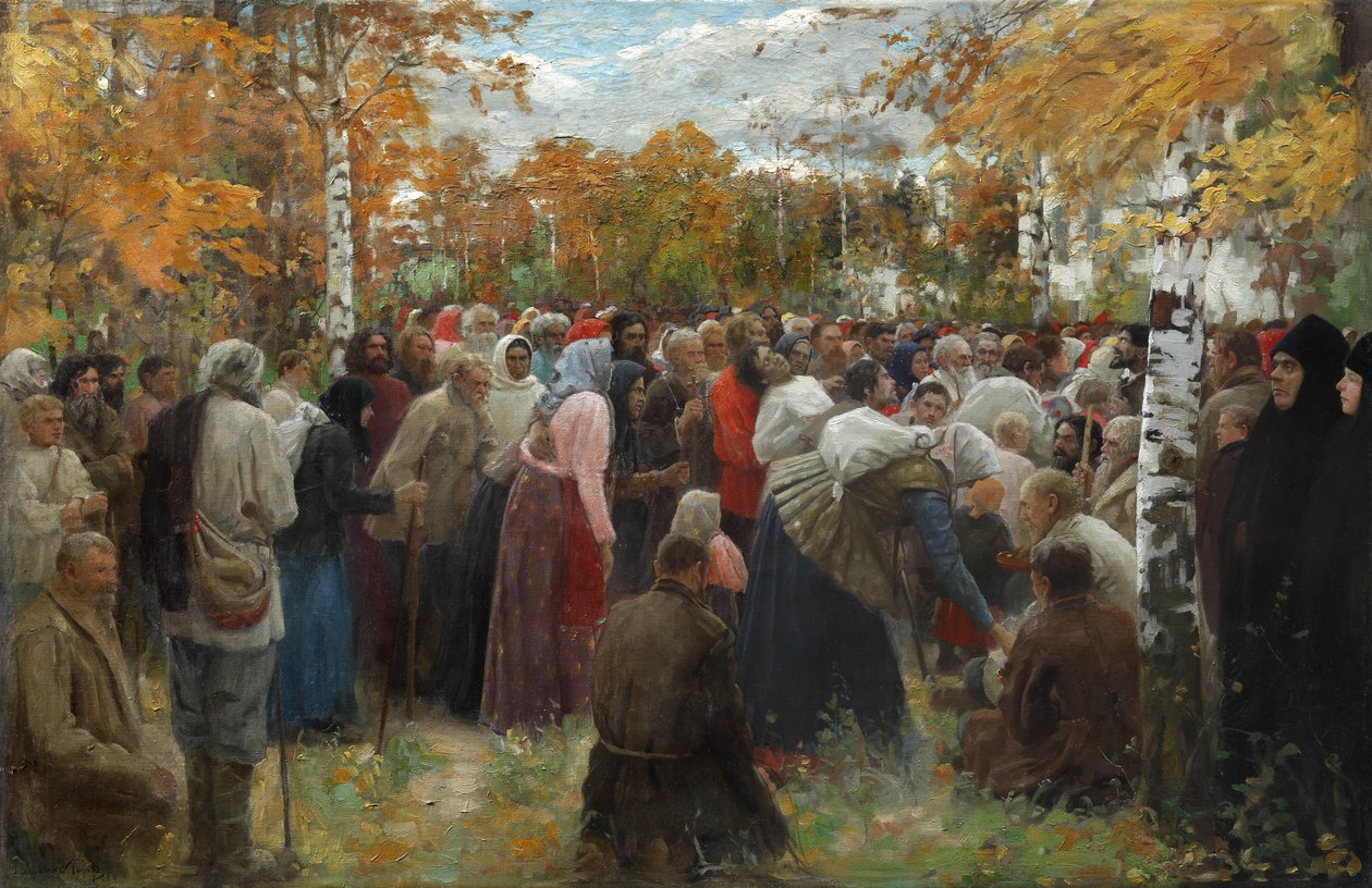 Para lugares sagrados, 1911. de Lukian Vasilyevich Popov