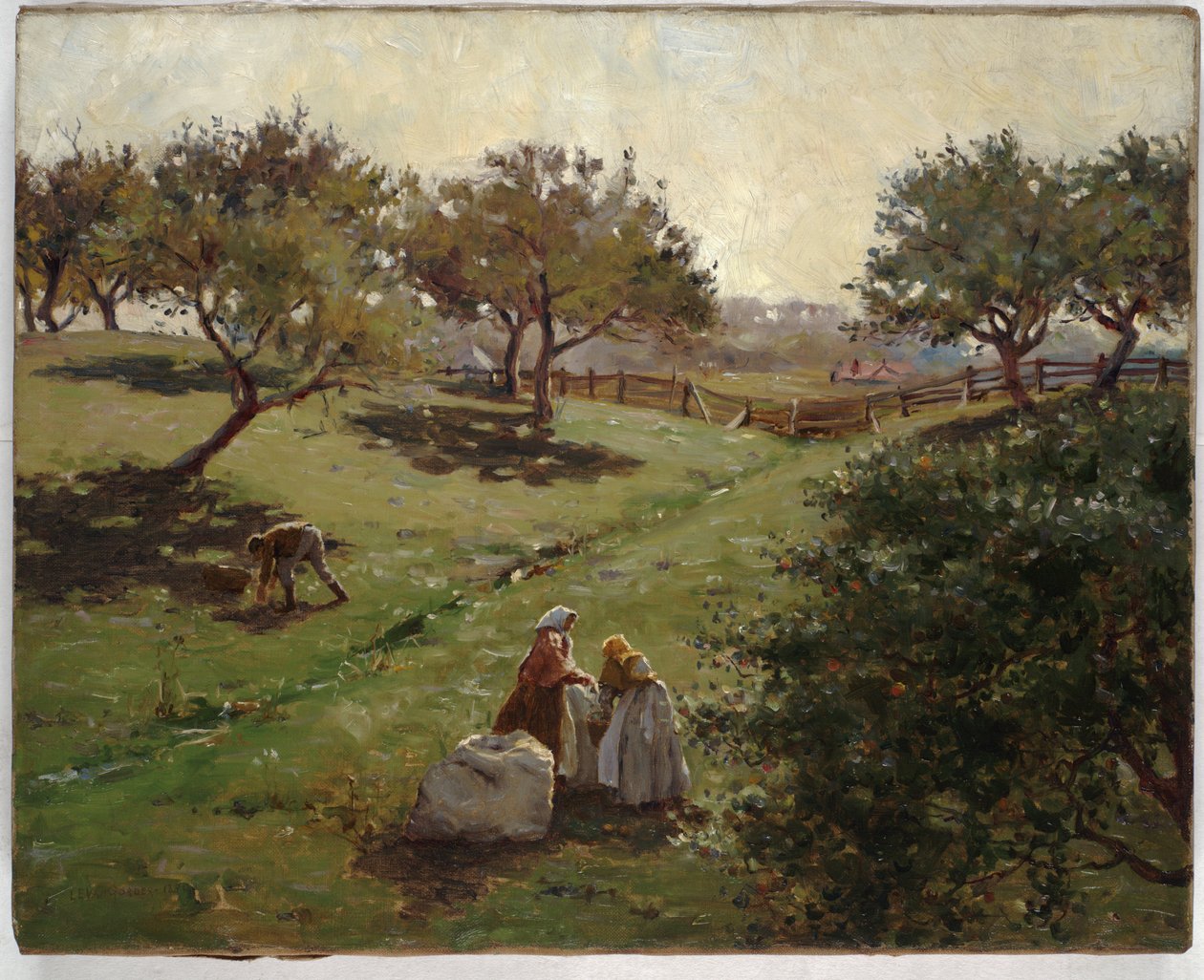 Pomar de Maçã, 1892 de Luther Emerson van Gorder