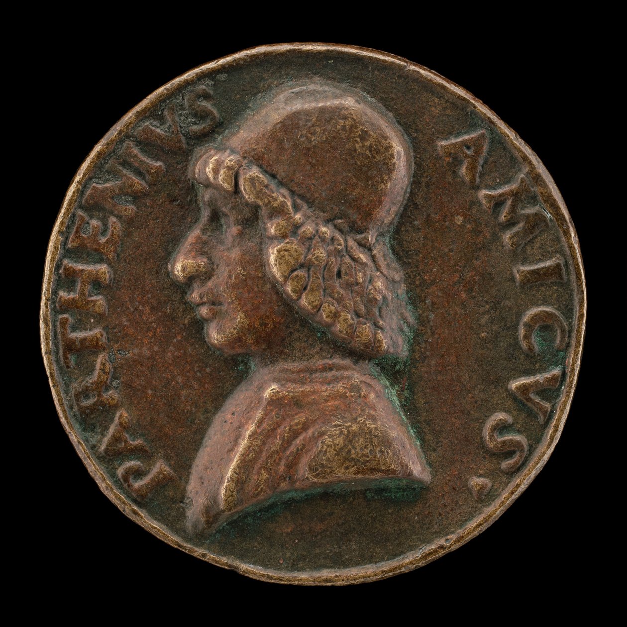 Bartolommeo Partenio, ativo 1480-1485, Humanista [anverso]. de Lysippus Junior