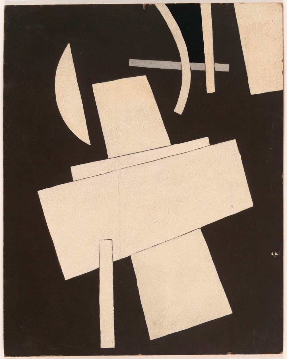 Sans titre - Popova, Lyubov Sergeyevna (1889-1924) Untitled Gouache sobre cartão ca 1916-1918 - 49,5x39,5 - Cidade de Nova York. Museu de Arte Moderna (MOMA) de Lyubov Sergeevna Popova