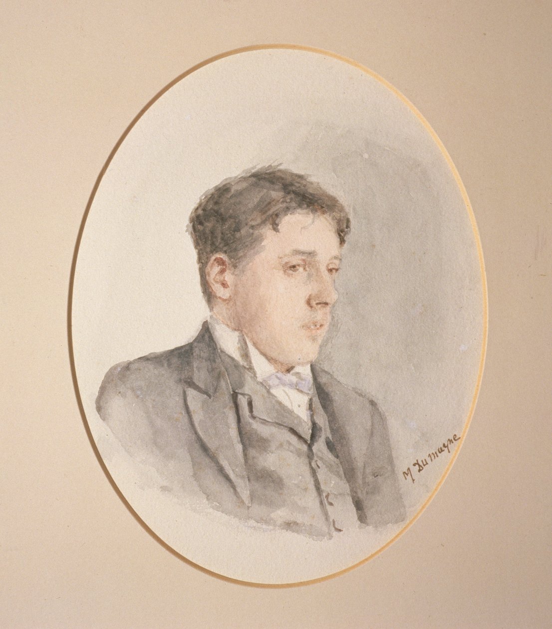 Retrato de Arnold Bennett (1867-1931) de M. Dumayne