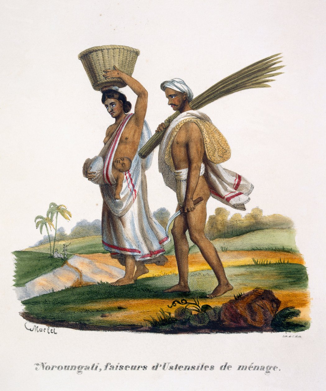 Fabricantes de utensílios domésticos, 1827-35 de M.E. Burnouf
