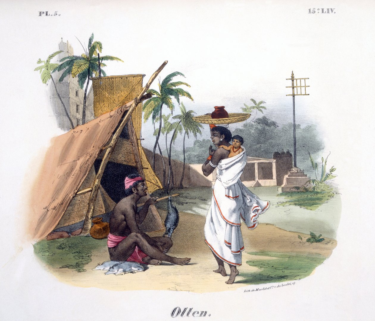 Pessoas pobres, 1827-35 de M.E. Burnouf