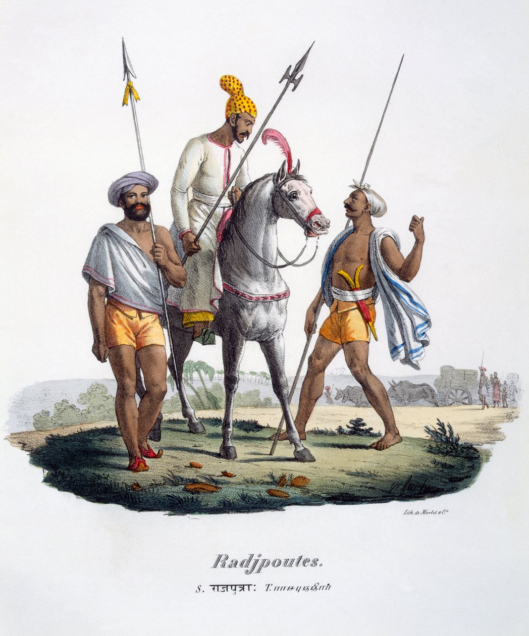 Rahjputs, 1827-35 de M.E. Burnouf