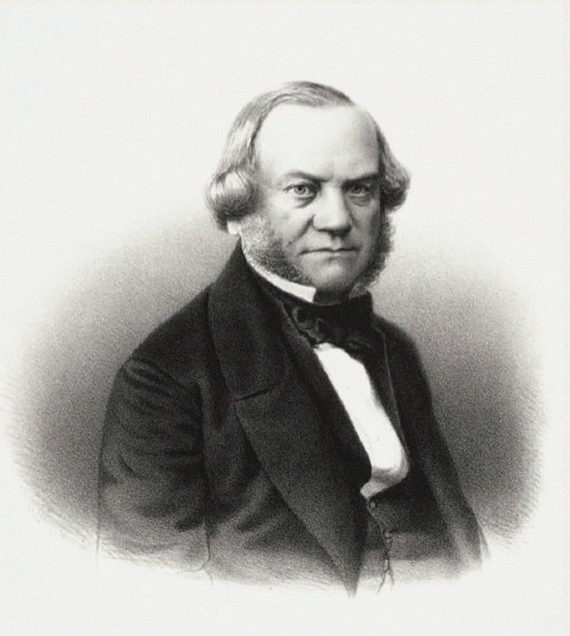 Retrato do Diretor dos Teatros Imperiais Alexander Mikhaylovich Gedeonov, 1858. de M. Baryshev