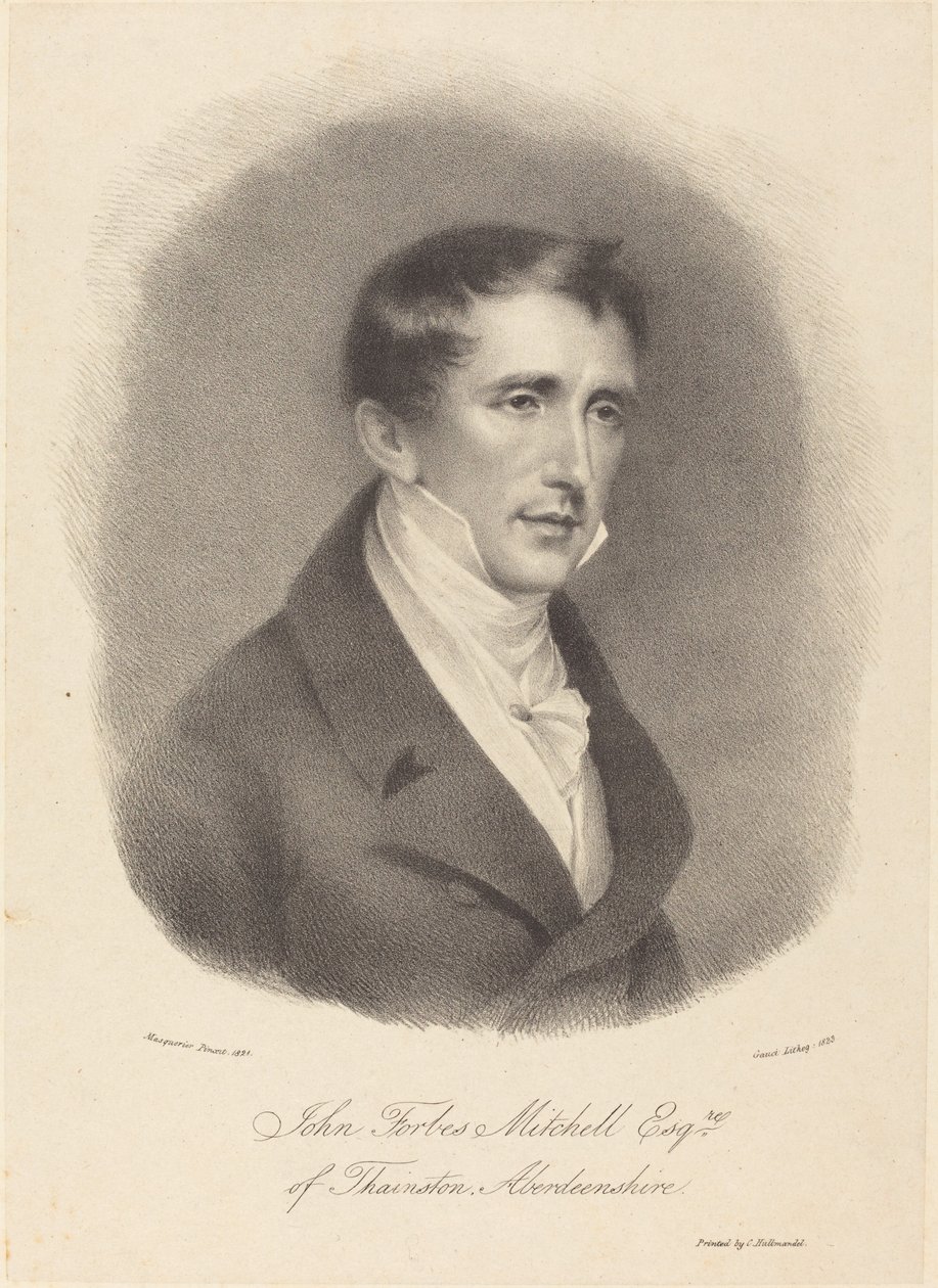 John Forbes Mitchell de M. Gauci after John James Masquerier
