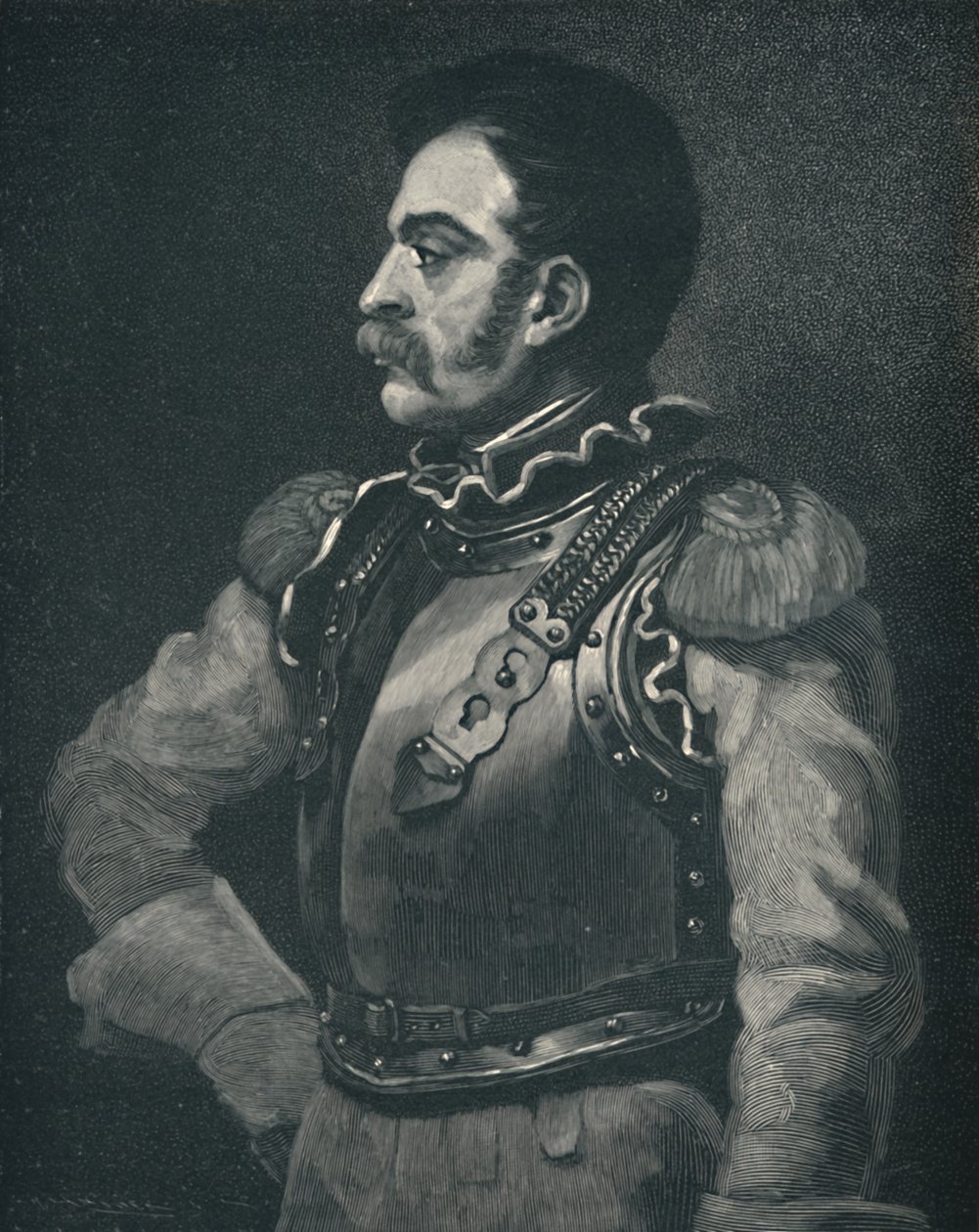 Um carabineiro, c1814, 1896 de M. Haider
