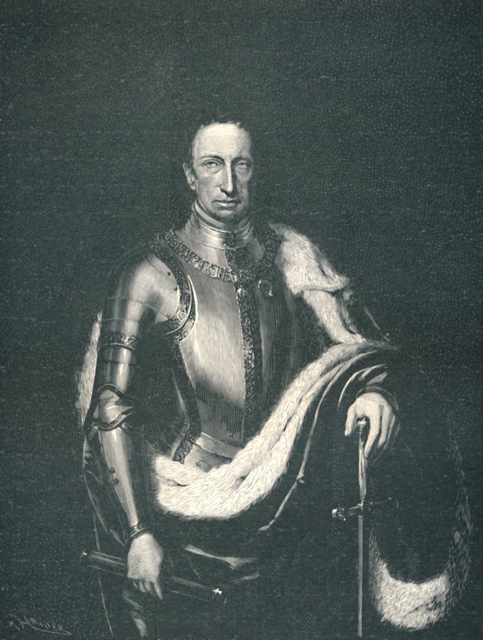 Arquiduque Carlos da Áustria, c1810-1820, 1896 de M. Haider