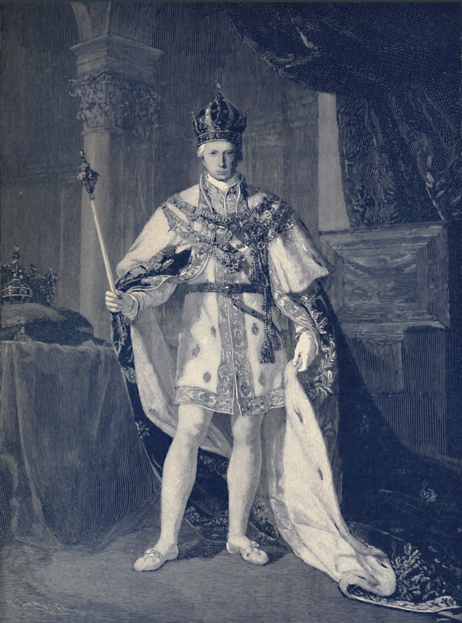 Francis I., Imperador da Áustria, c1804, 1896 de M. Haider