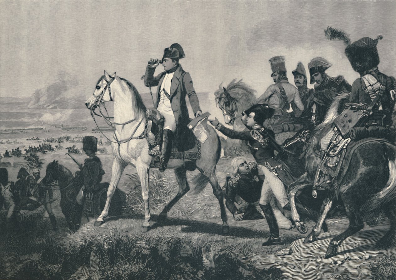 A Batalha de Wagram, 6 de julho de 1809, 1896 de M. Haider