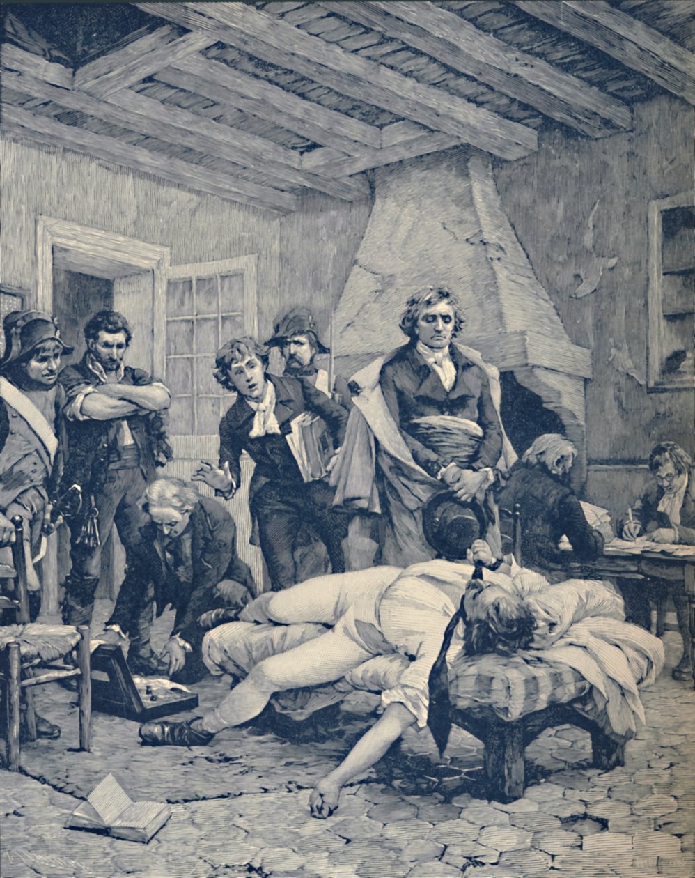 A morte de Pichegru, 1804, 1896 de M. Haider