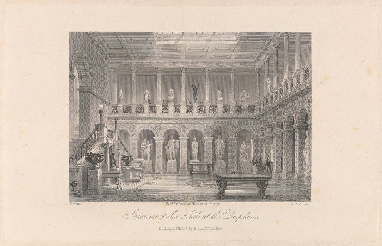Interior do Salão do Deepdene de M. J. Starling