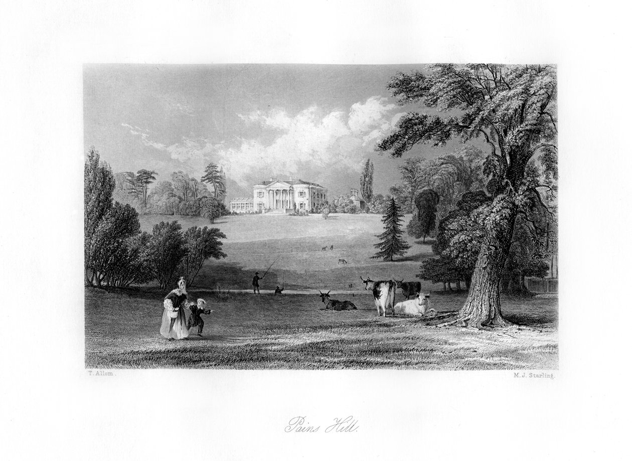 Pains Hill, Surrey, século XIX. de M. J. Starling
