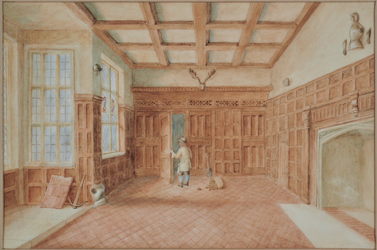 Chillington House Maidstone, Vista do Grande Salão de M. J. Tomalin