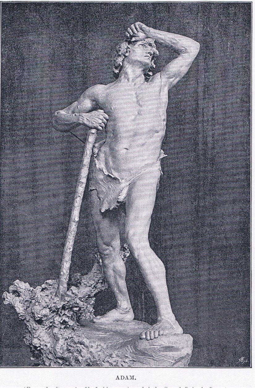 Adam, da The Magazine of Art 1893, Cassell and Company de M. Lavergne