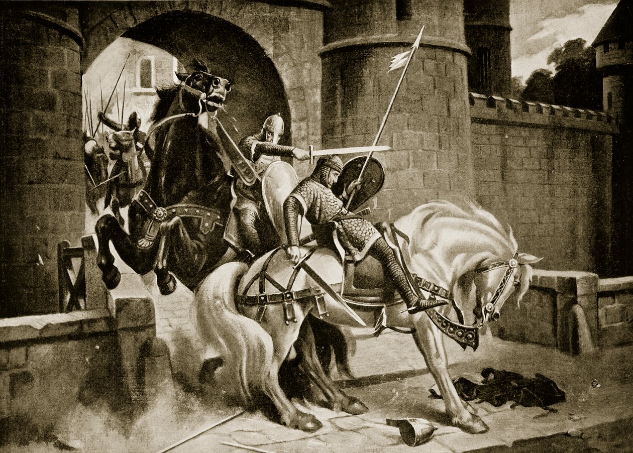 O combate entre William e Robert em Gerberoy de M. Mackinlay