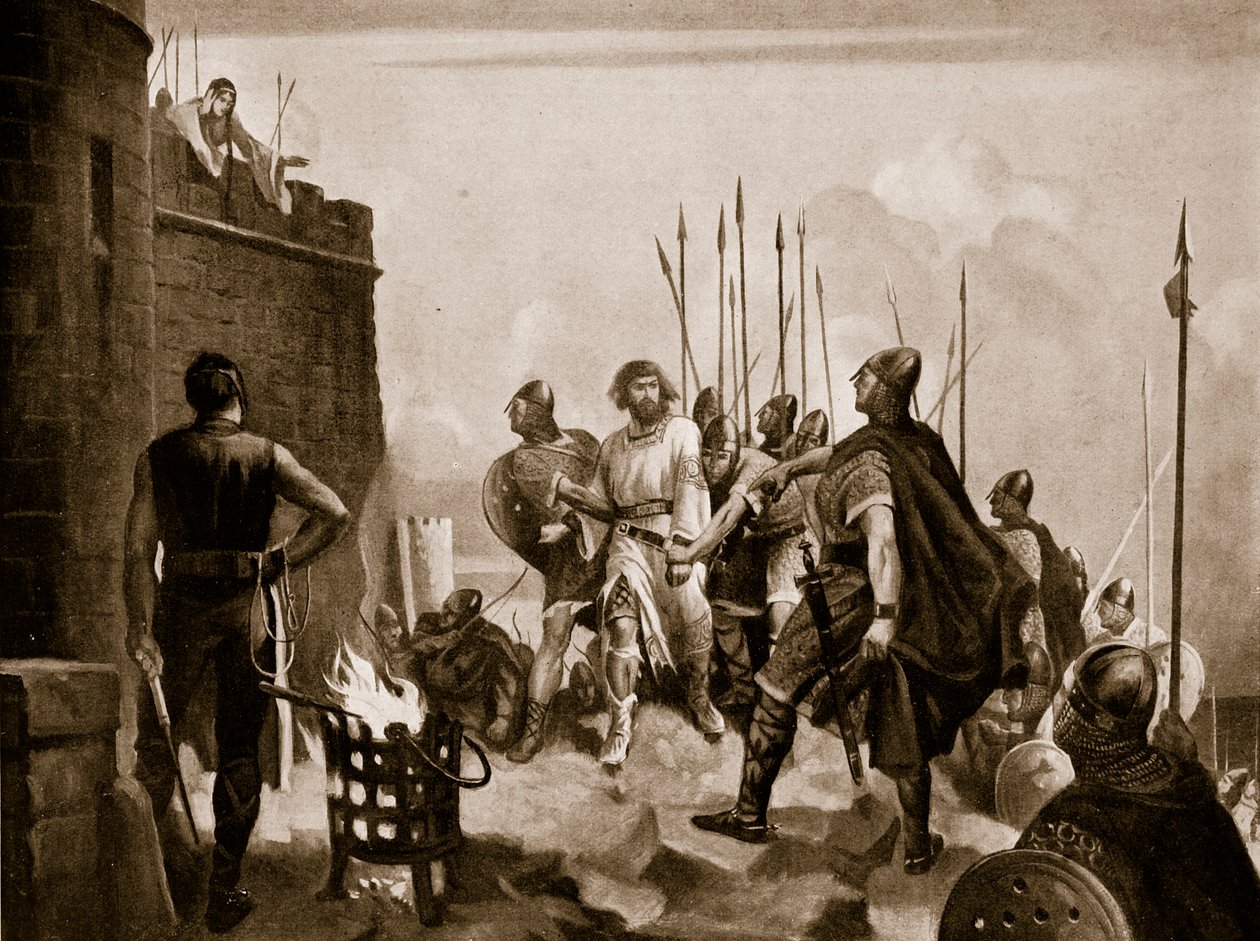 A rendição do Castelo de Bamborough de M. Mackinlay