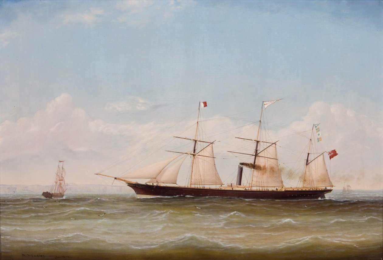 ss ocidental (óleo sobre tela do ss ocidental) de M. McLachlan