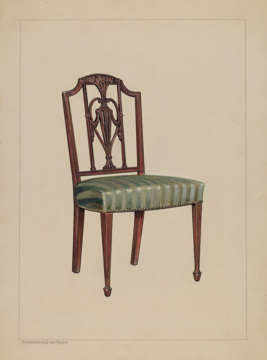 Cadeira de M. Rosenshield von Paulin