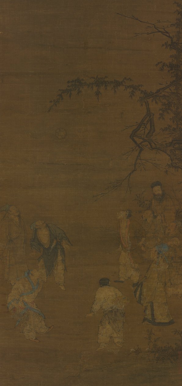 Os jogadores de futebol, c. 1100s-1 º trimestre 1200s. de Ma Yüan