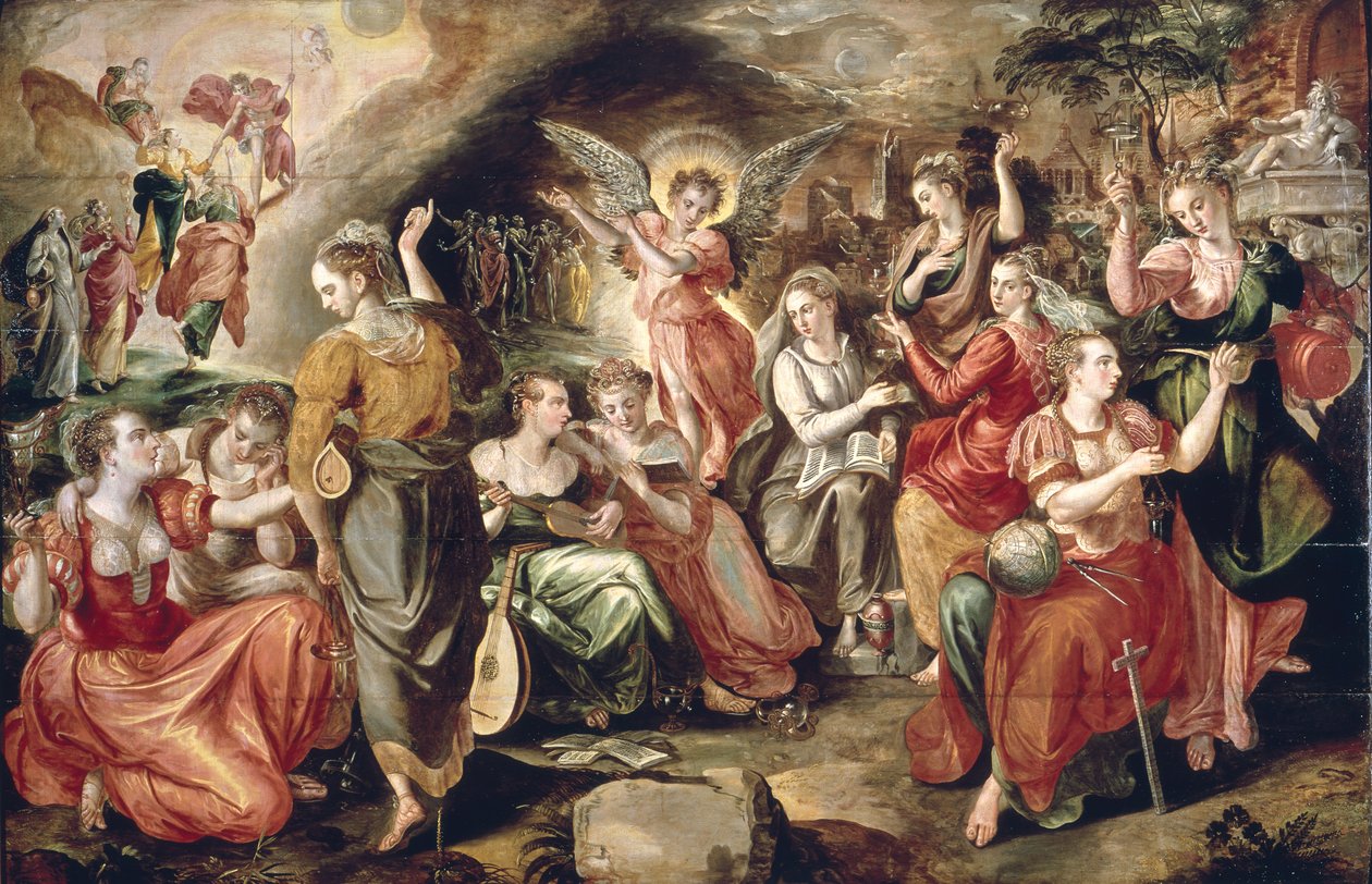 As virgens sábias e tolas de Maarten de Vos