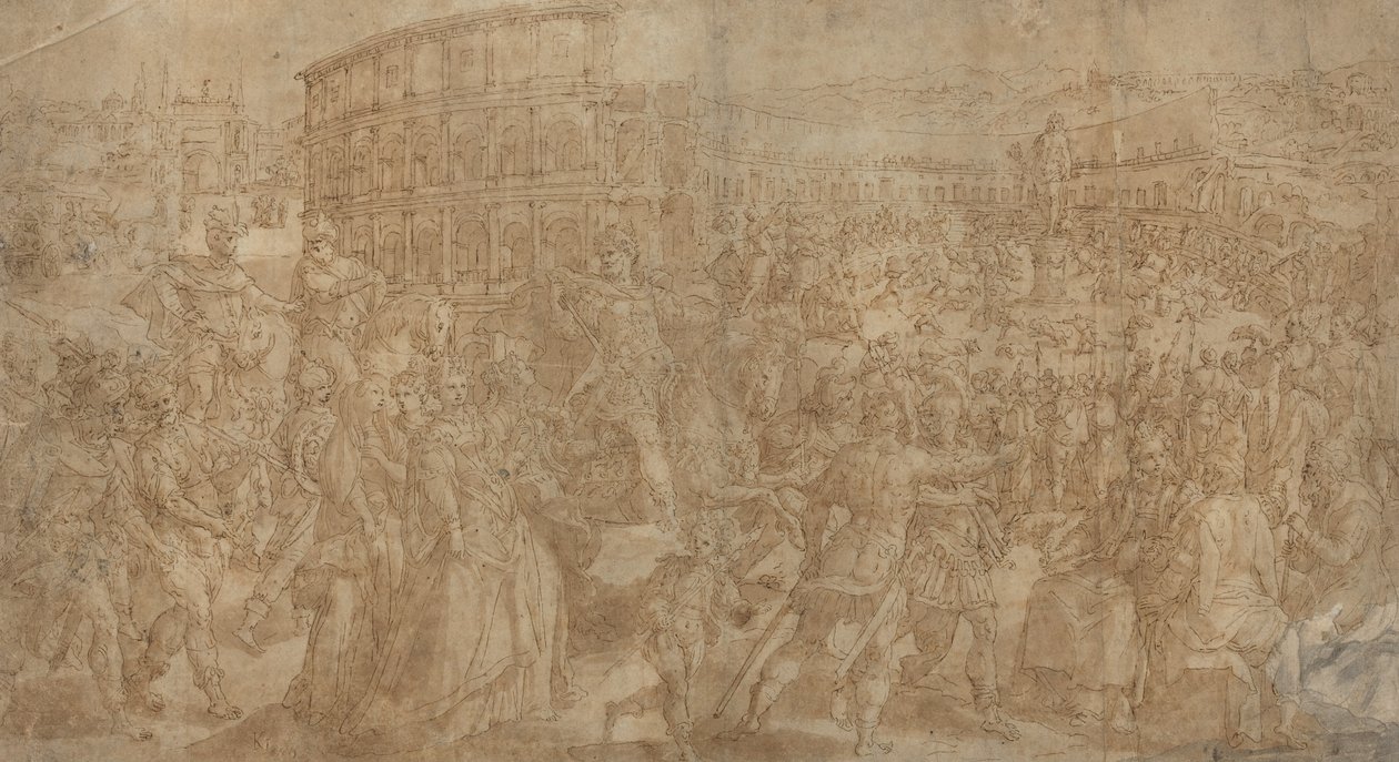 Um triunfo romano de Maarten de Vos