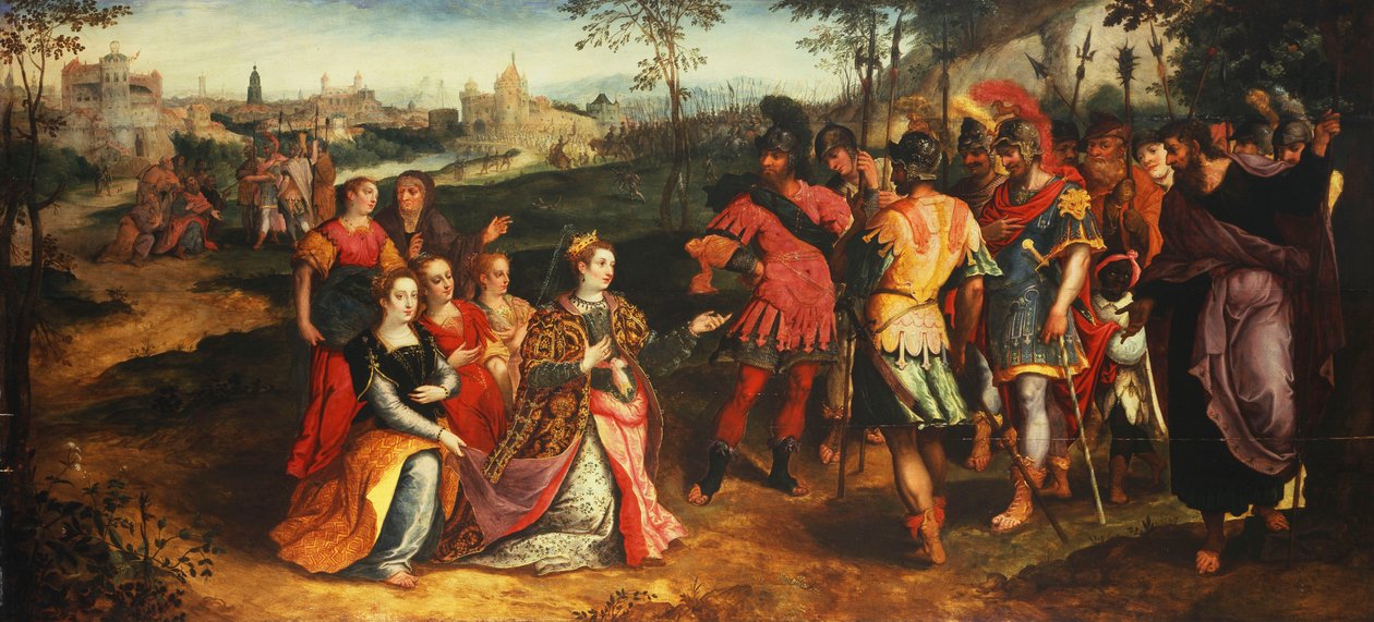 Coriolanus e Volumnia, de Maarten de Vos