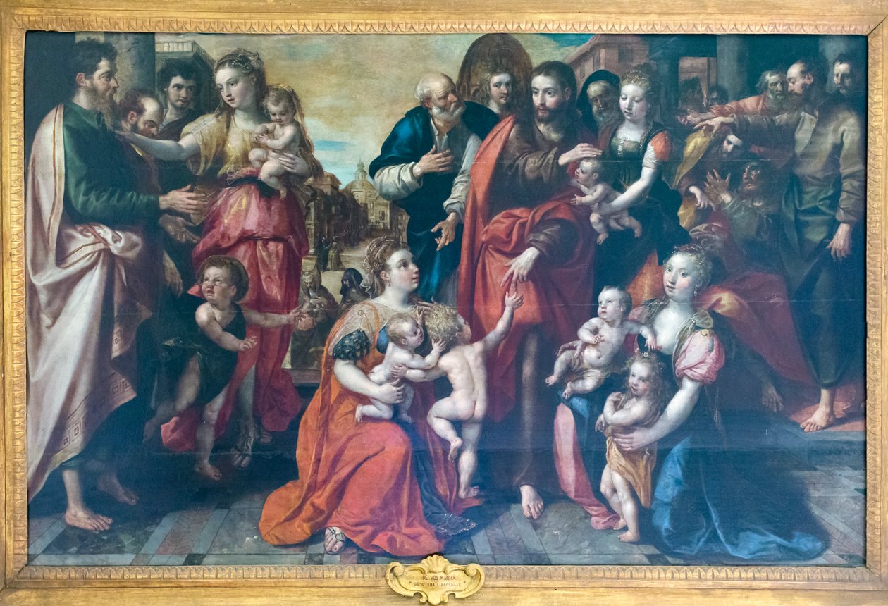 Jesus entre as crianças de Maarten de Vos