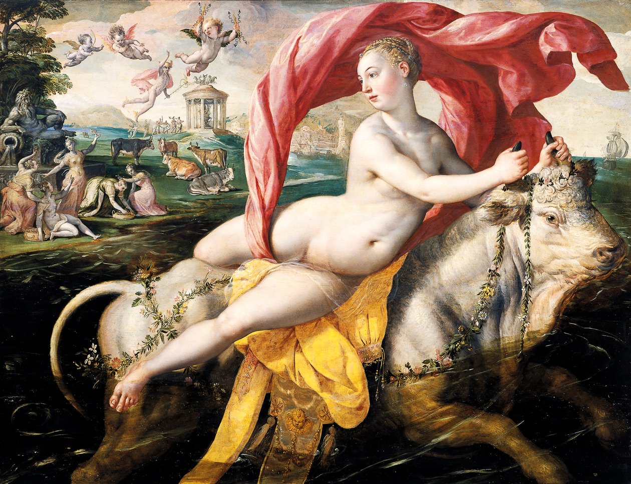 Violação de Europa de Maarten de Vos