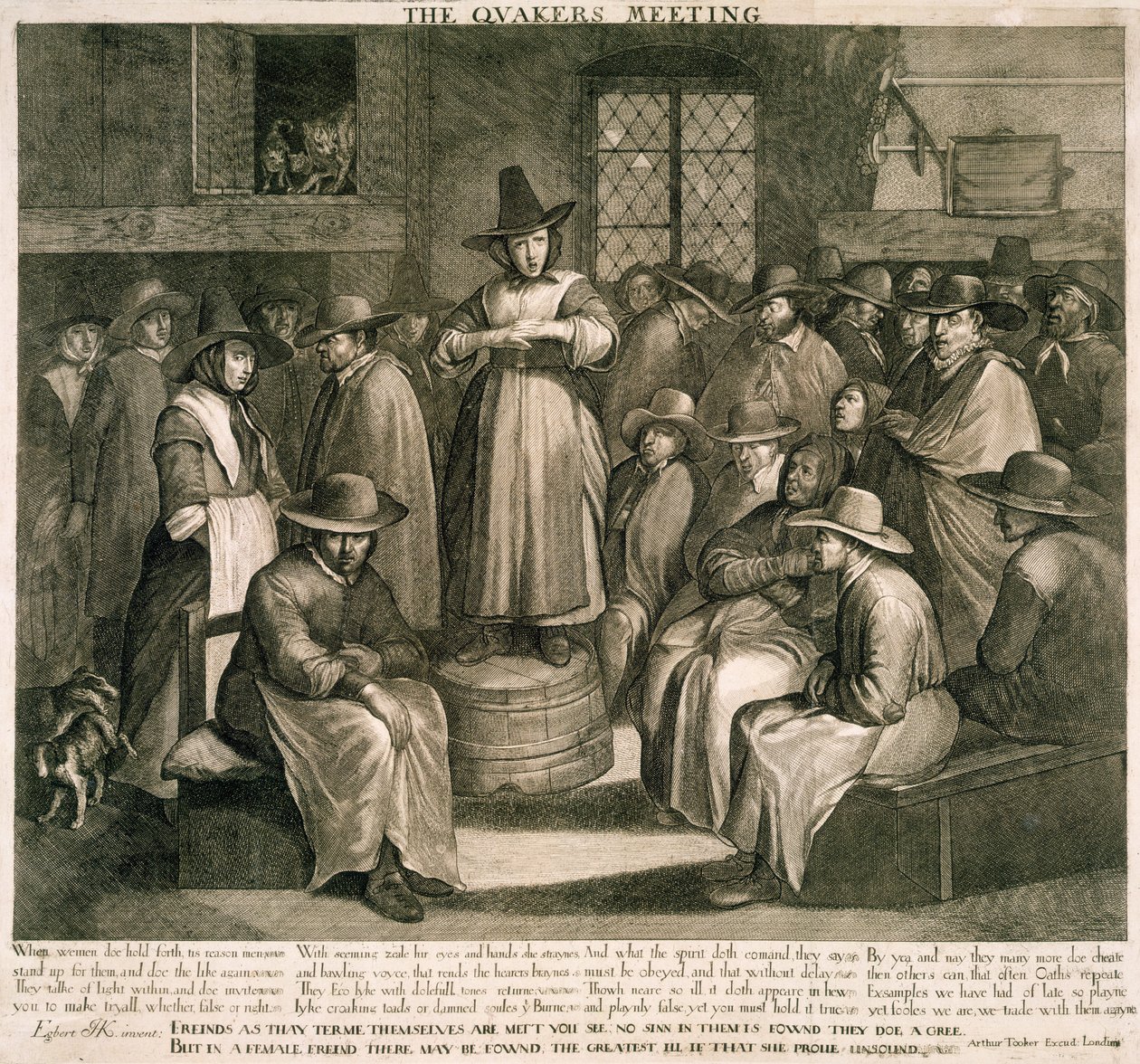 O Encontro Quaker de Maarten van (after) Heemskerck