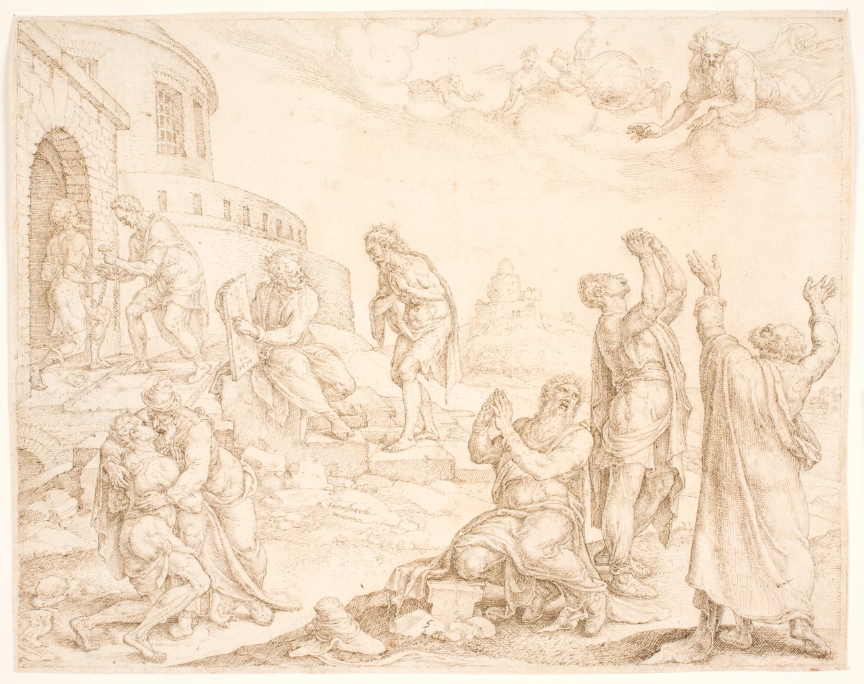 E perdoe-nos (og forlad os) de Maarten van Heemskerck