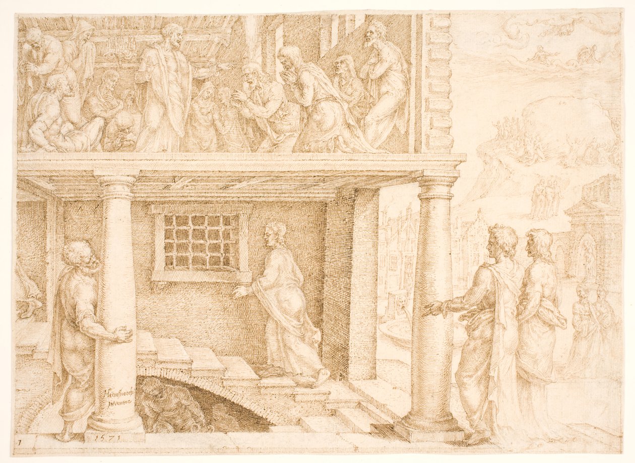 chamada de Mateus de Maarten van Heemskerck