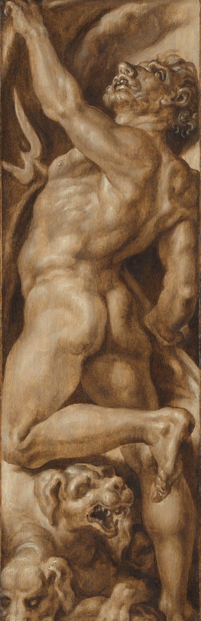 Plutão e Cérbero Plutão em Cérbero de Maarten van Heemskerck