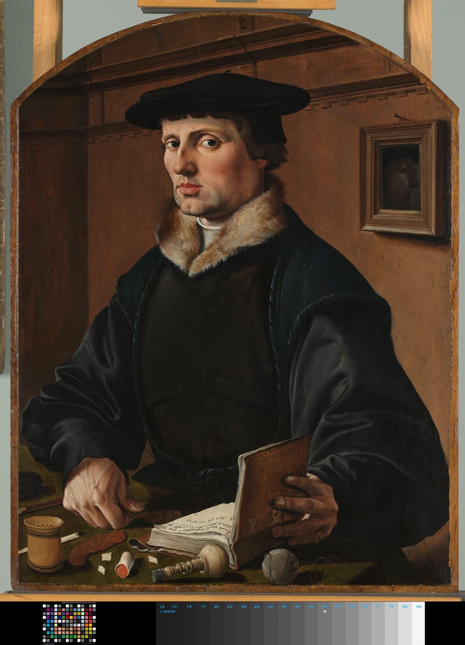 Retrato de um homem, possivelmente Pieter Gerritsz Bicker Retrato de um homem de Maarten van Heemskerck