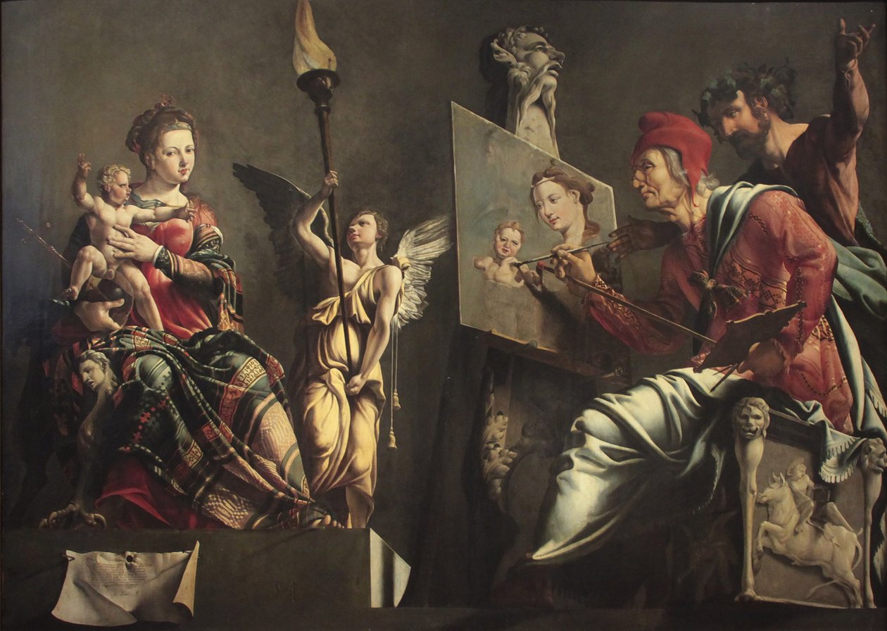 São Lucas pintando a Virgem de Maarten van Heemskerck