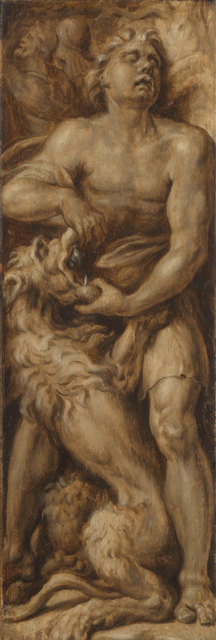 Sansão que empresta o Leão de Maarten van Heemskerck