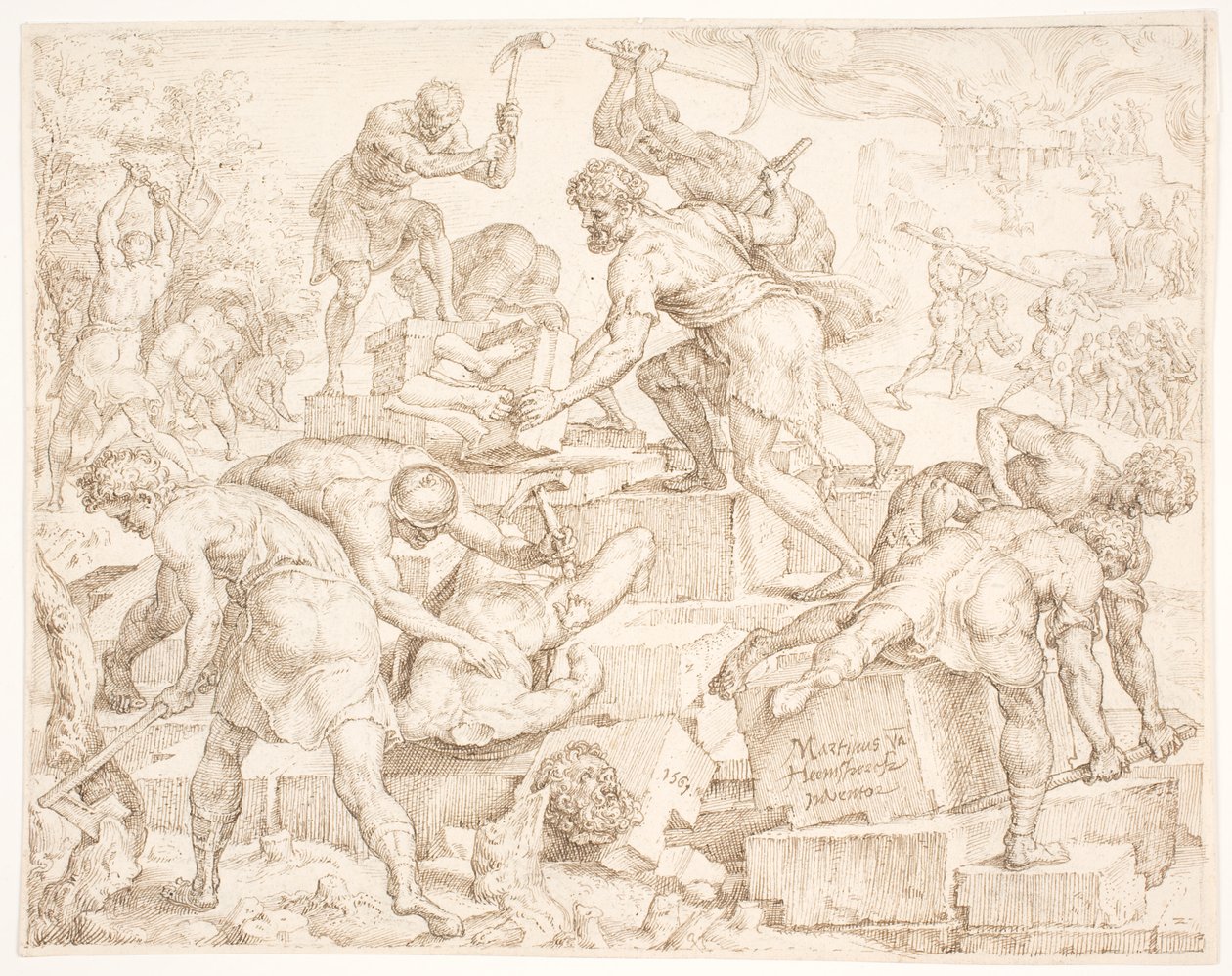A Destruição do Altar de Baal de Maarten van Heemskerck