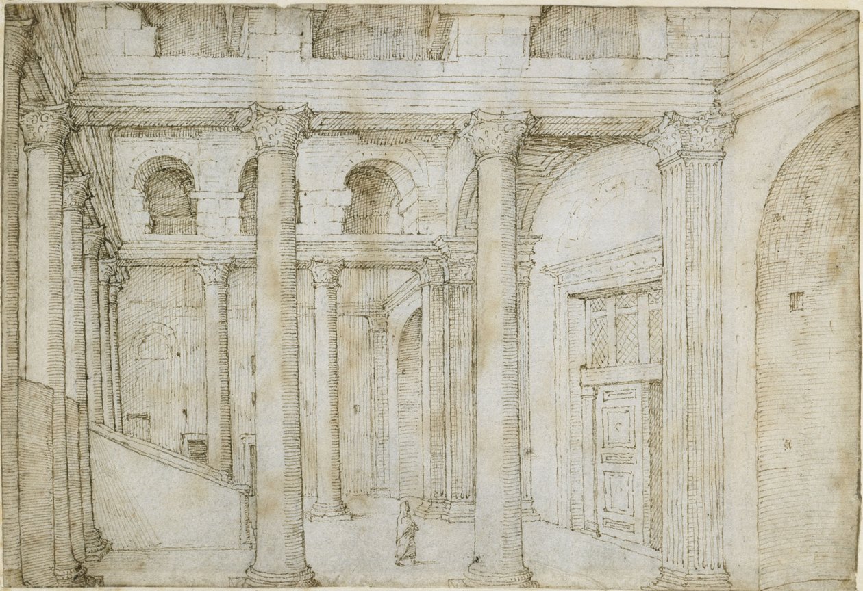 Pórtico do Panteão de Maarten van Heemskerck