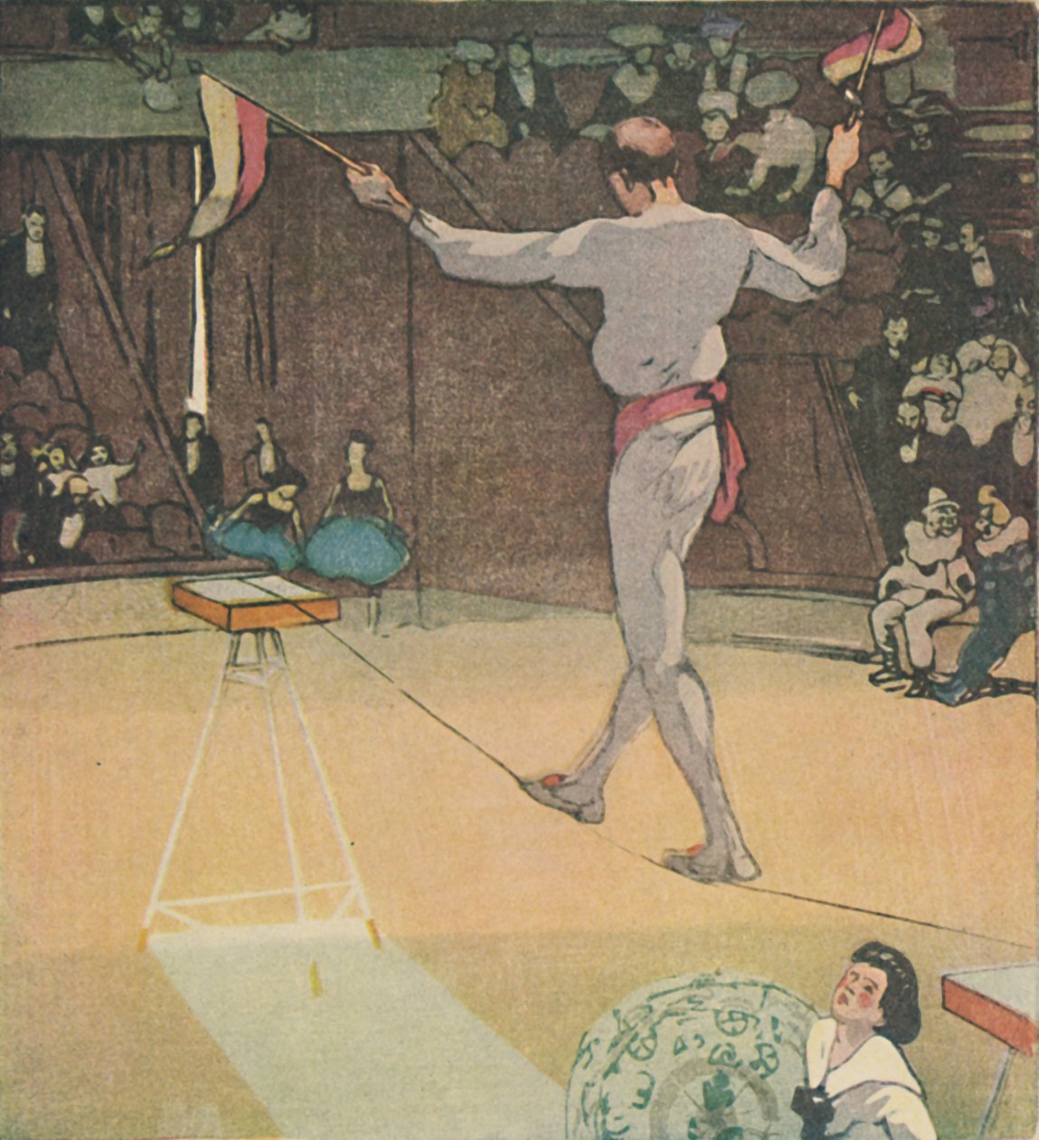 O Dançarino de Corda Apertada, 1919 de Mabel Alington Royds