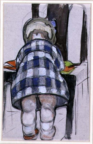 Margery (aguarela sobre tela) de Mabel Royds