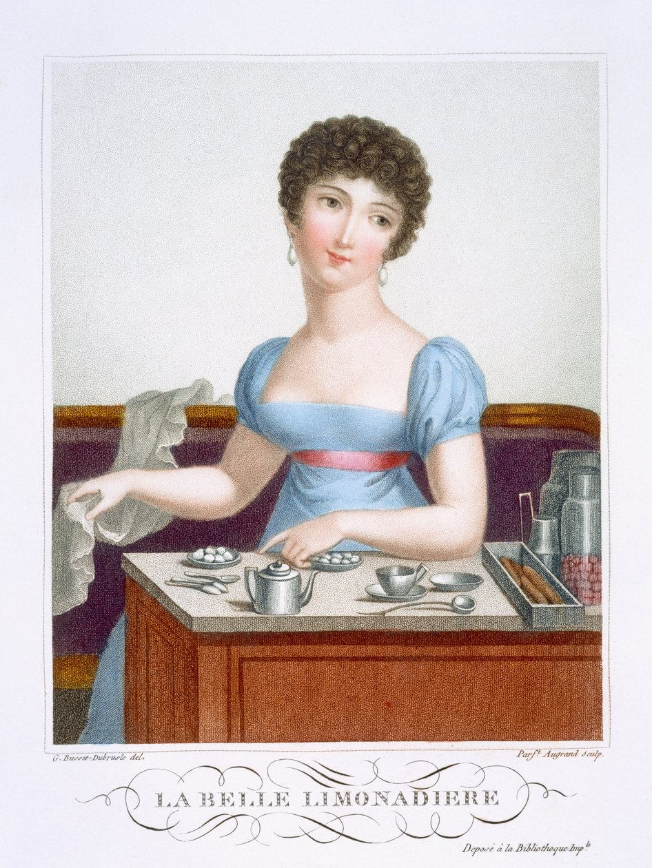 O belo criador de limonada, c.1816 de Madame G. Busset Dubruste