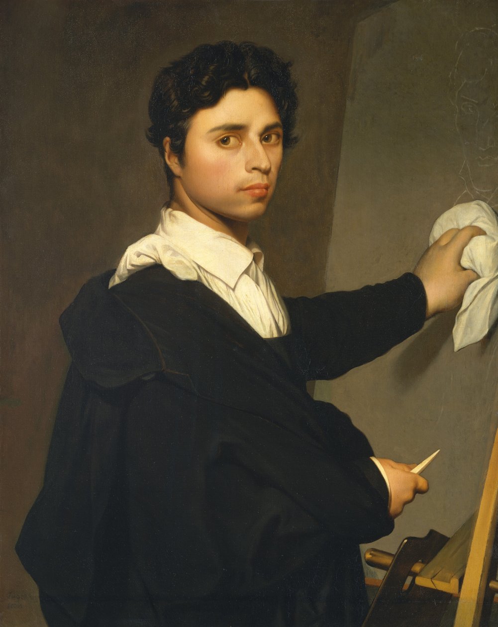 Ingres 1780-1867 como jovem, ca. 1850-60. de Madame Gustave Hequet