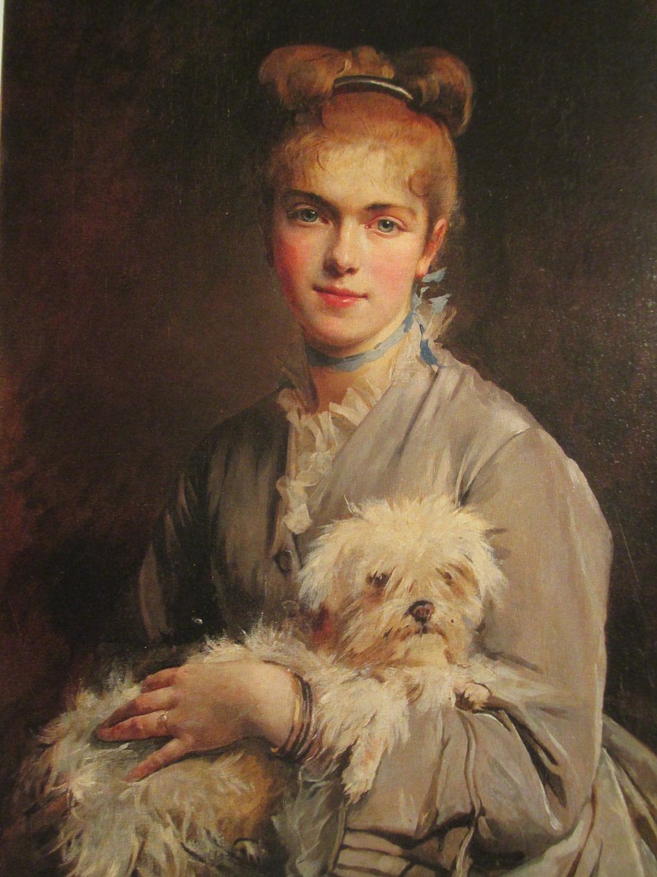 Retrato de Colette Dumas (1860-1907) de Madeleine Lemaire