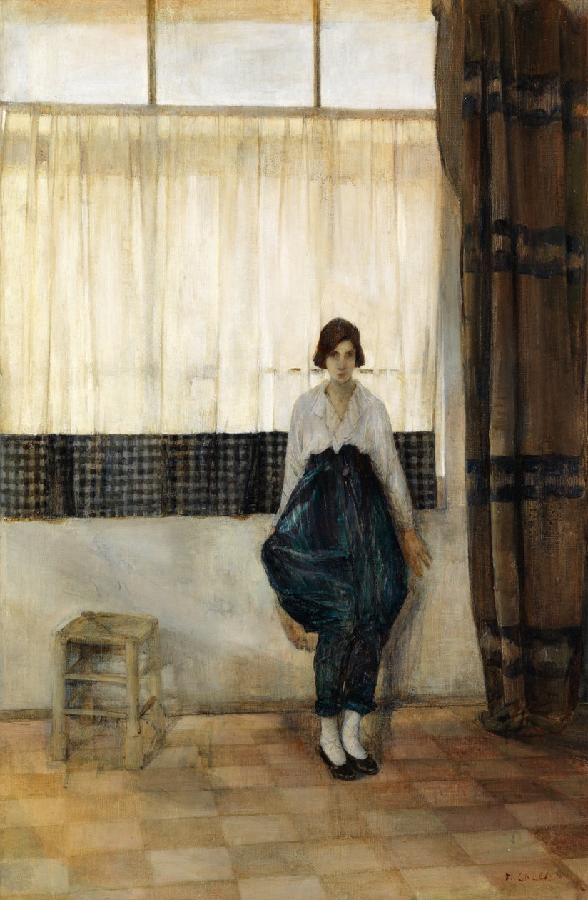 O Step-Dancer (óleo sobre tela) de Madeline Emily Green