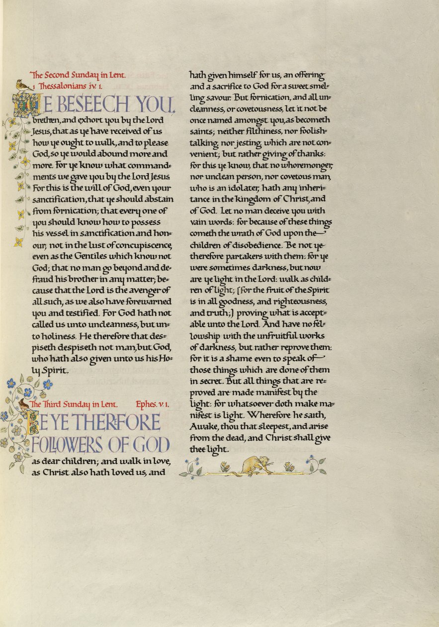 Página de texto decorada de Madelyn Walker